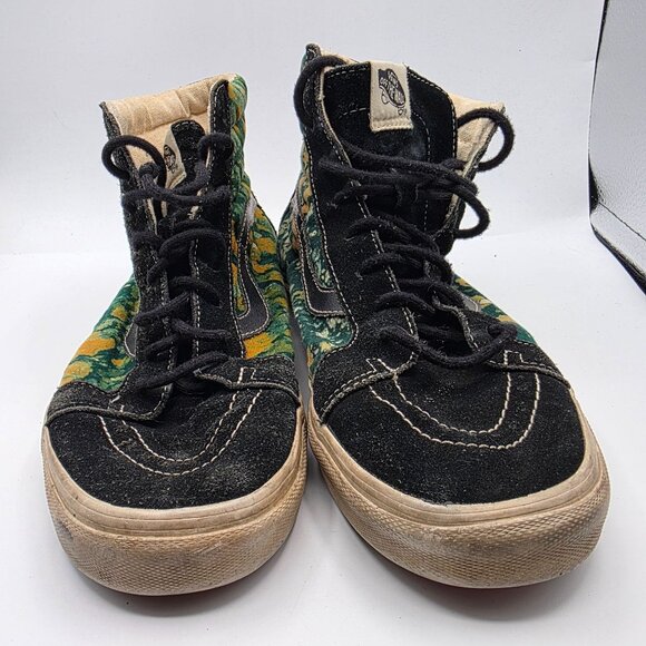 Vans Sk-8 Hi La Della Mens Size 10 Green Floral Sneaker Shoes Casual Walking main image 12